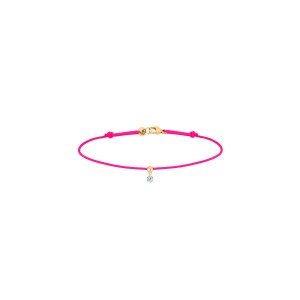 Bracelet Cordon BB diamant 0,07ct – or rose