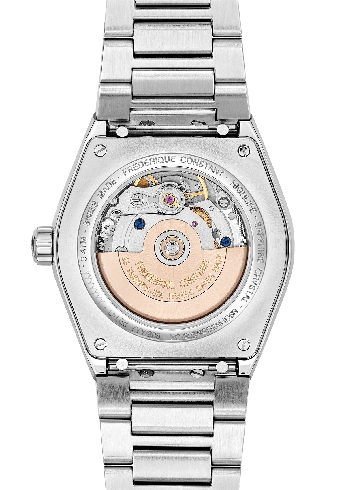 Montre dame Frederique Constant Highlife - Chronométrie Kaenel S.A.