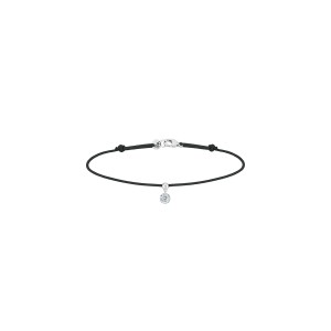 Bracelet Cordon BB diamant 0,07ct – or blanc